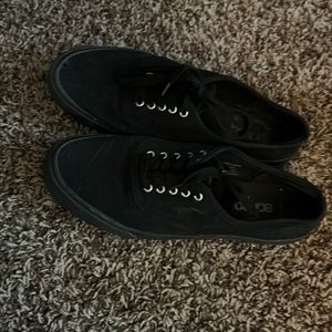 Black sneakers